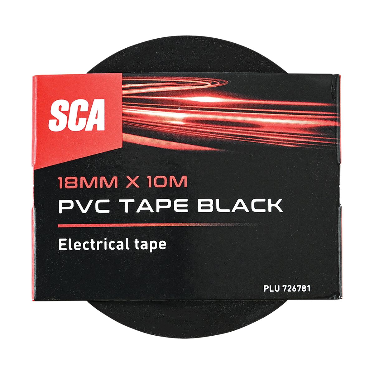 SCA PVC Electrical Tape - 18mm x 10m Black, , scanz_hi-res