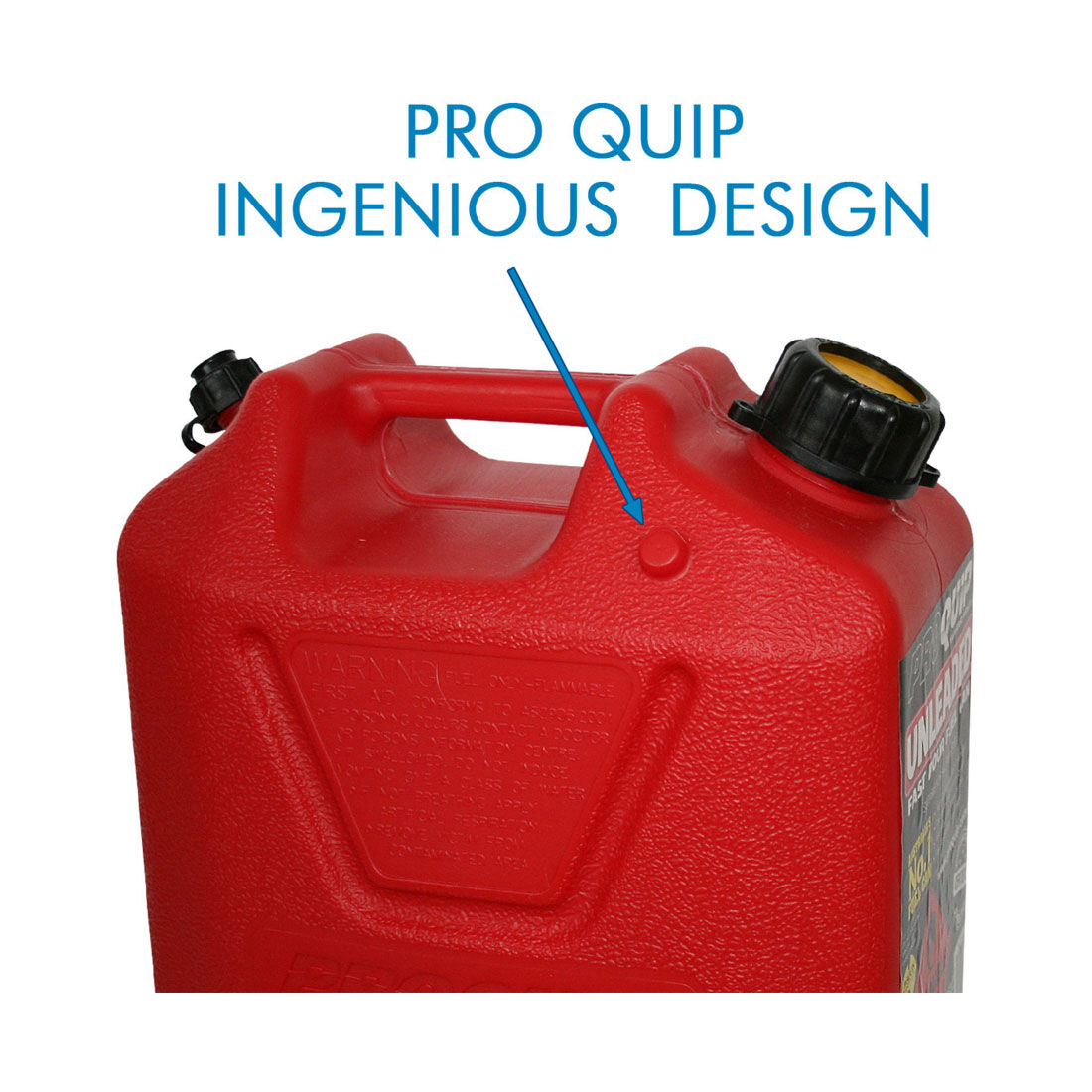 Pro Quip 10L Fuel Plastic Jerry Can, , scanz_hi-res