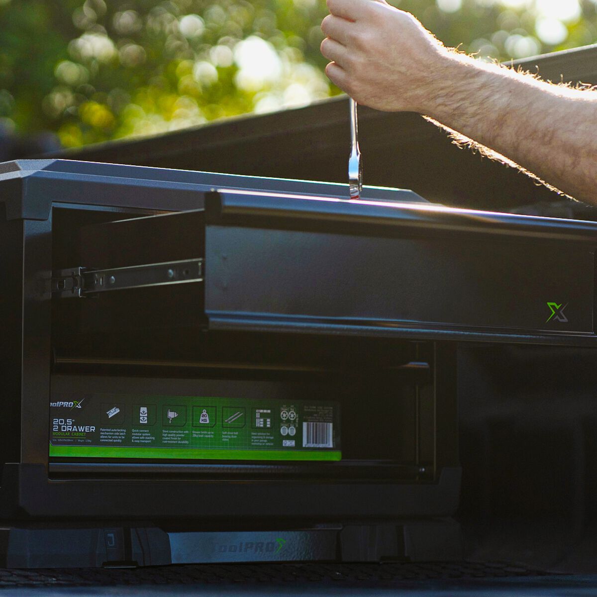 ToolPRO-X Metal Modular Storage System - 2 Drawer Cabinet, , scanz_hi-res