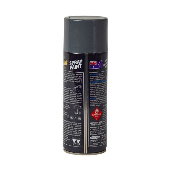 5 Star Enamel Spray Paint Dark Grey 250g, , scanz_hi-res