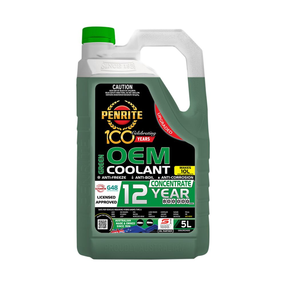 Penrite Green Long Life Anti Freeze / Anti Boil Concentrate Coolant
