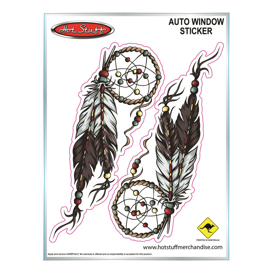 Hot Stuff Sticker Twin Dream Catchers, , scanz_hi-res