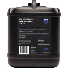 SCA High Performance Diesel Engine Oil 15W-40 20 Litre, , scanz_hi-res