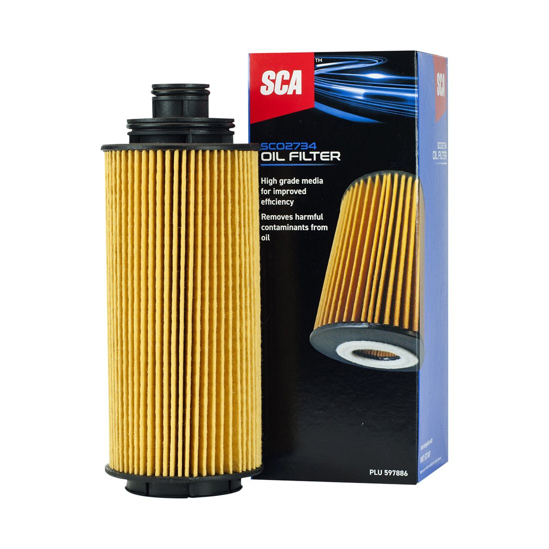 SCA Oil Filter SCO2734 (Interchangeable with R2734P), , scanz_hi-res