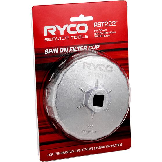 Ryco Oil Filter Cup Wrench RST222, , scanz_hi-res