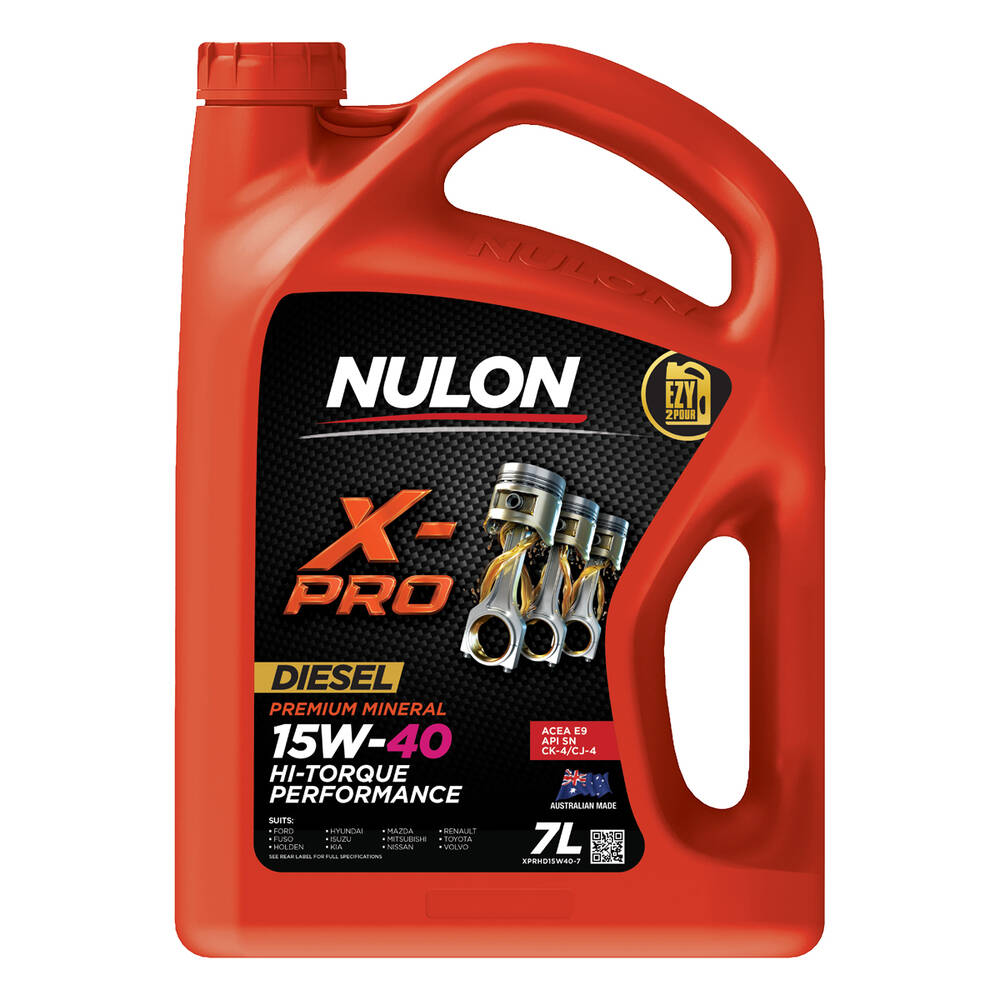 Torque Cell Nulon Mineral X-Pro Hi-Torque Engine Oil 15W-40 7 Litre | Supercheap ...