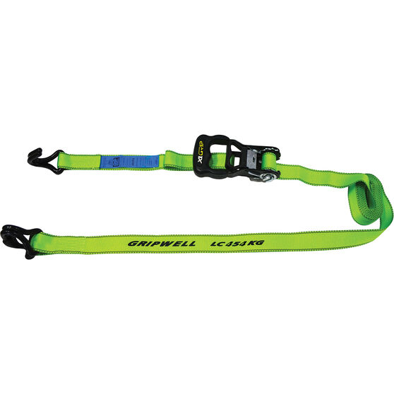 Gripwell Ratchet Tie Down 3.6m, 454kg, 2 Pack Supercheap Auto New Zealand