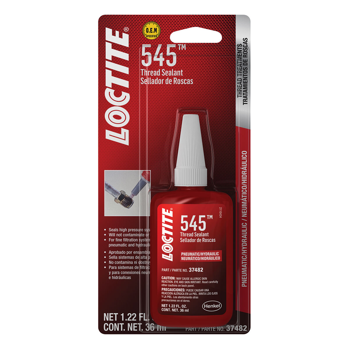 Loctite 545 Hydraulic/Pneumatic Thread Sealant 36mL, , scanz_hi-res