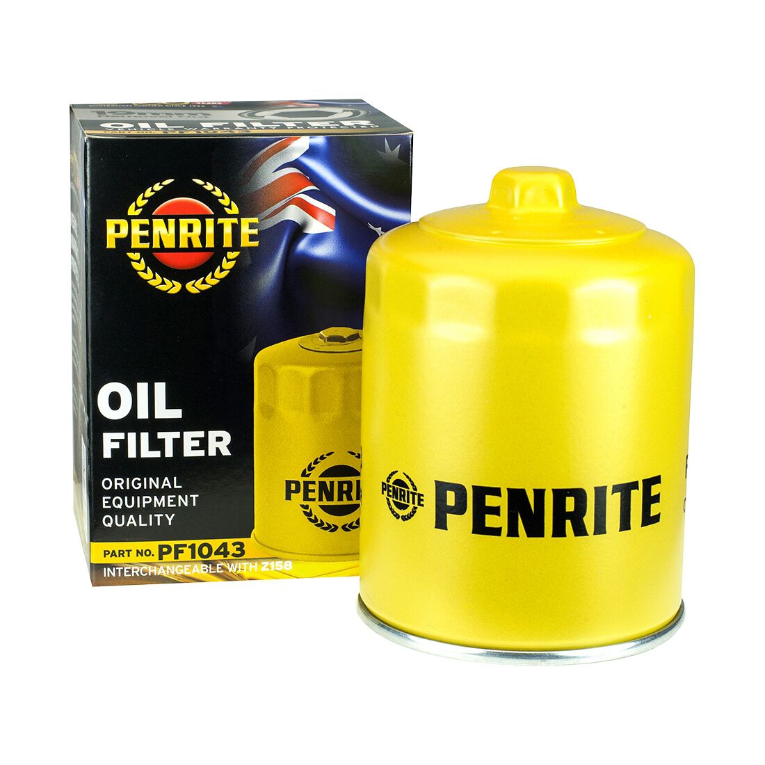 Penrite Oil Filter PF1043 (Interchangeable with Z158), , scanz_hi-res