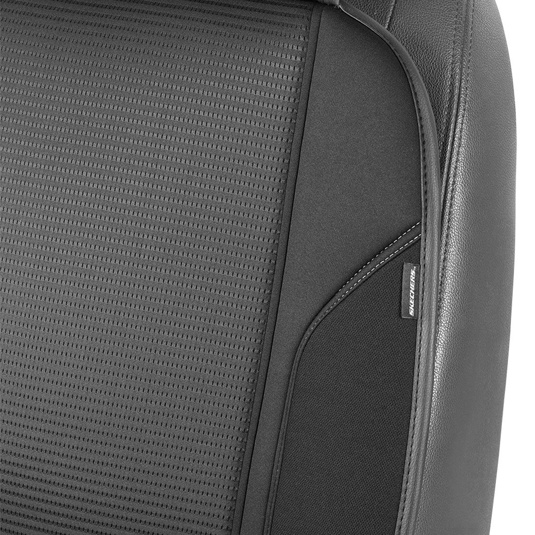Skechers Memory Foam Black/Grey Seat Cushion, , scanz_hi-res