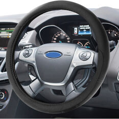 Dickies Polyester OG Logo Steering Wheel Cover Black 380mm Diameter, , scanz_hi-res