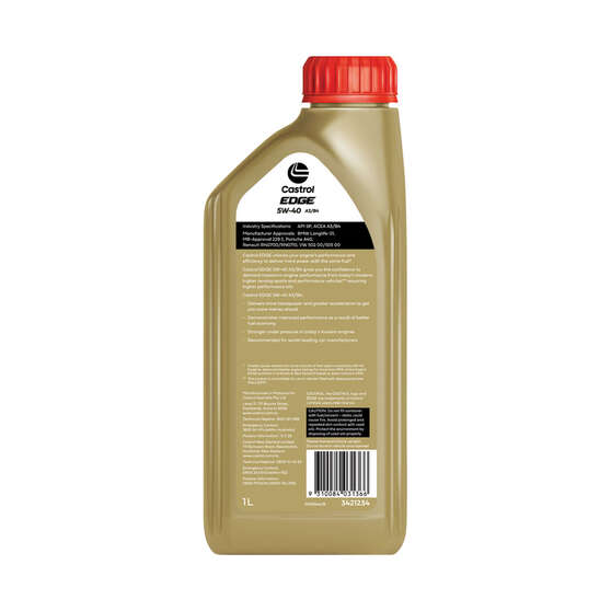 Castrol EDGE Engine Oil 5W-40 A3/B4, 1 Litre, , scanz_hi-res
