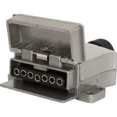 KT Cable Trailer Socket, Metal - Flat, 7 Pin, , scanz_hi-res