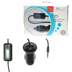 Aerpro FM Transmitter with USB Charger, , scanz_hi-res