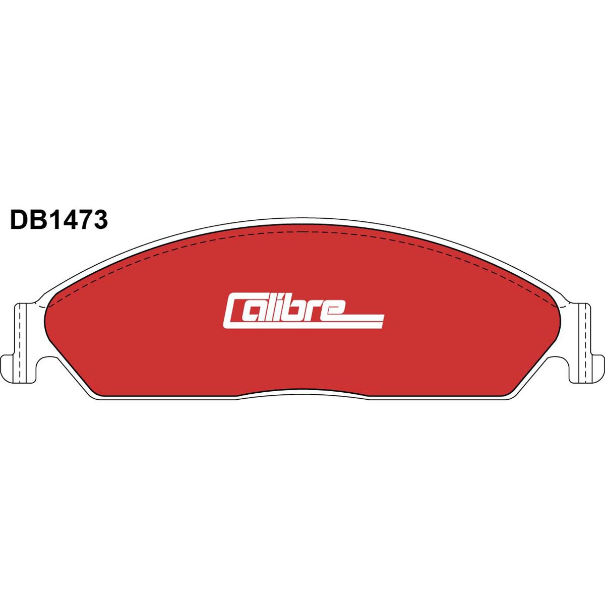 Calibre Disc Brake Pads DB1473CAL, , scanz_hi-res