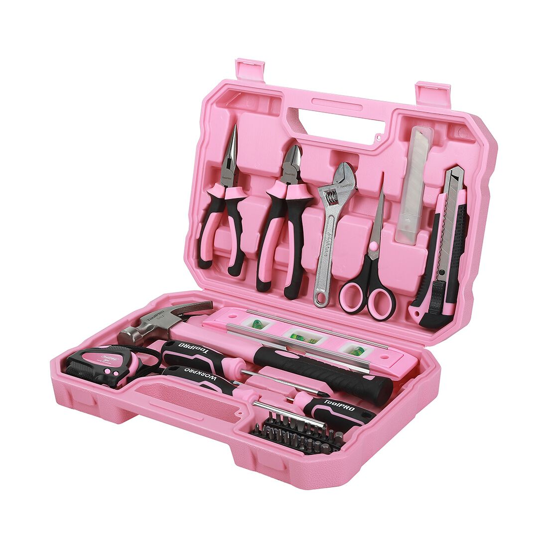 ToolPRO 32 Piece Pink Household Tool Kit, , scanz_hi-res