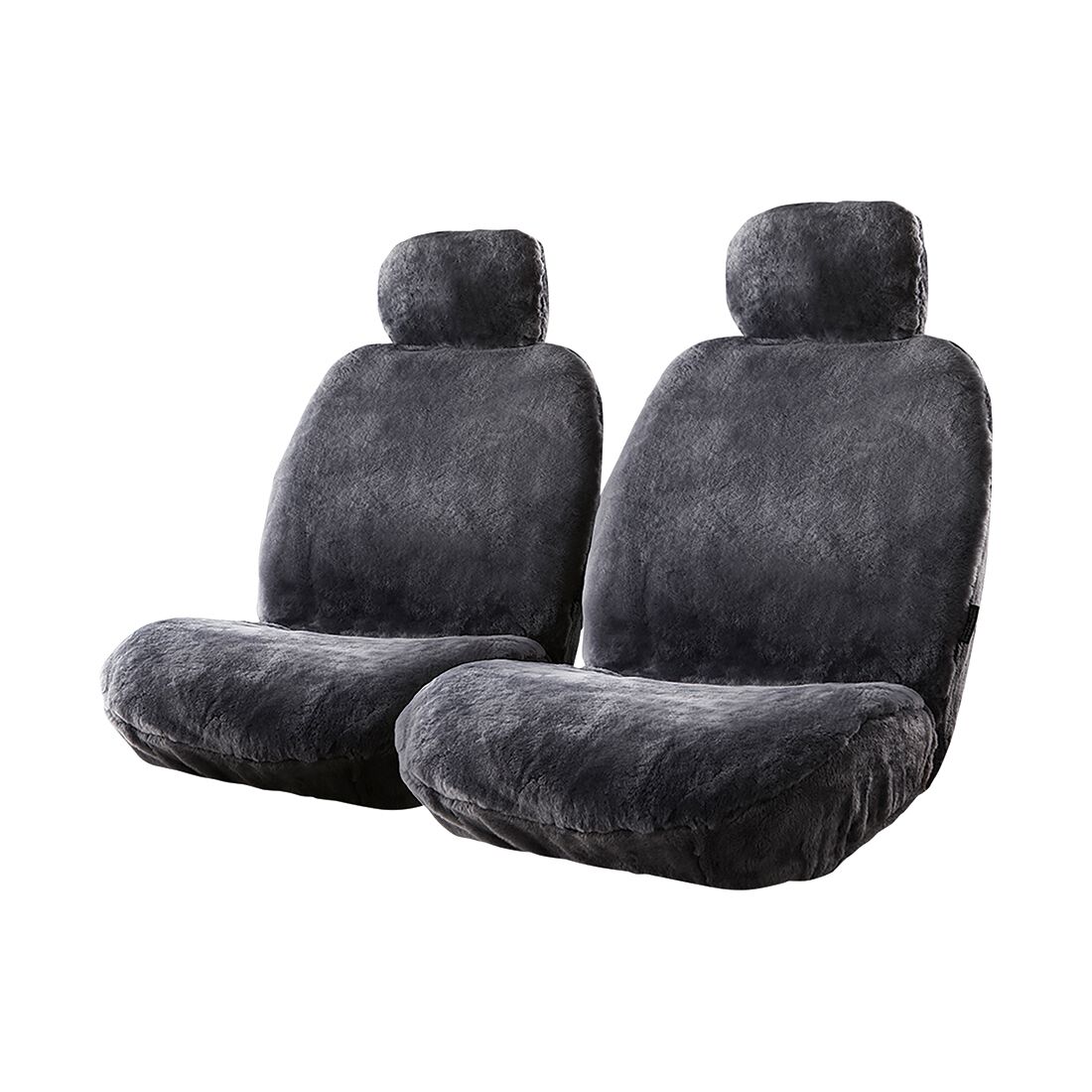 Gold CLOUDLUX Sheepskin Seat Covers - Slate Adjustable Headrests Size 30 Airbag Compatible, , scanz_hi-res