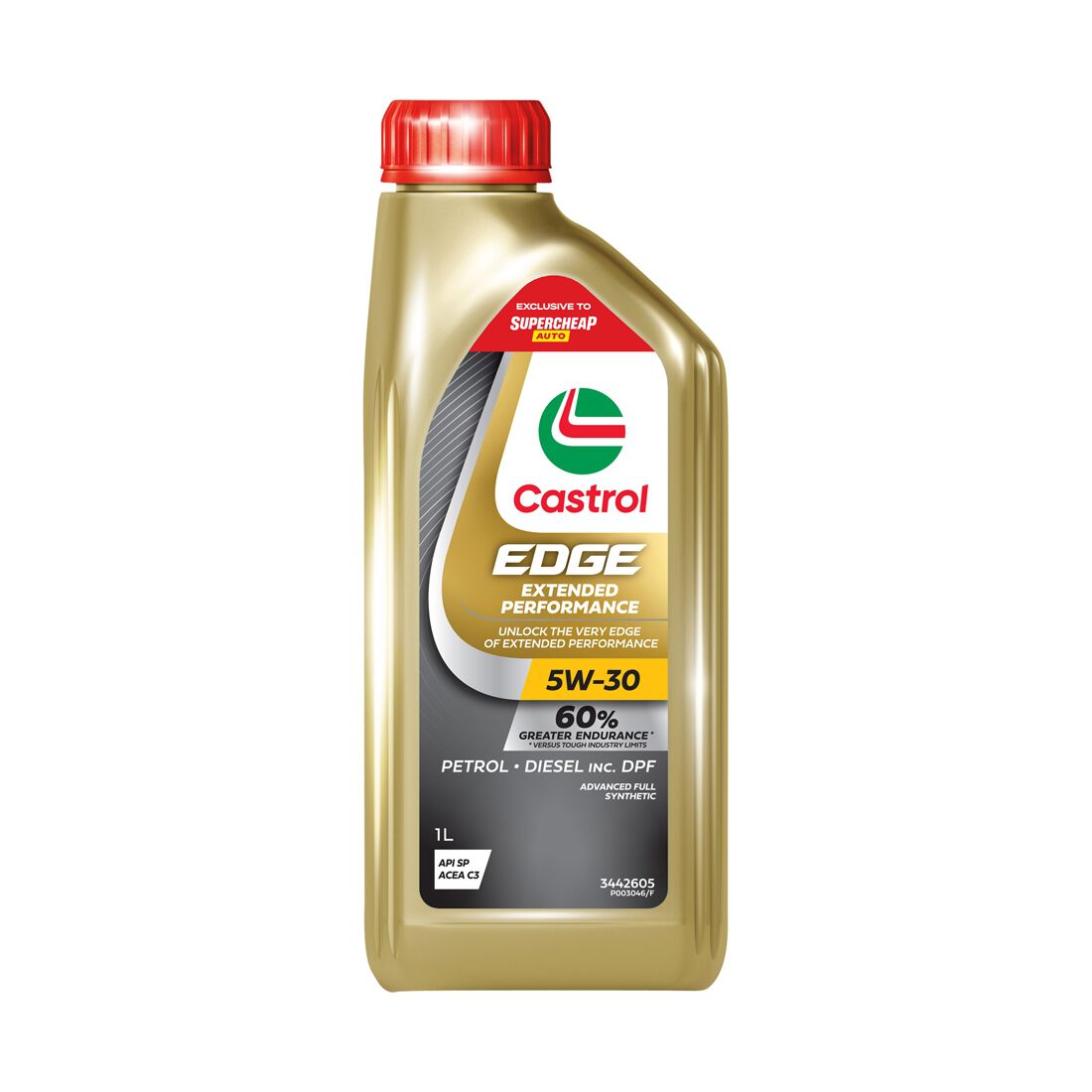 Castrol EDGE Extended Performance Engine Oil 5W-30 1 Litre, , scanz_hi-res