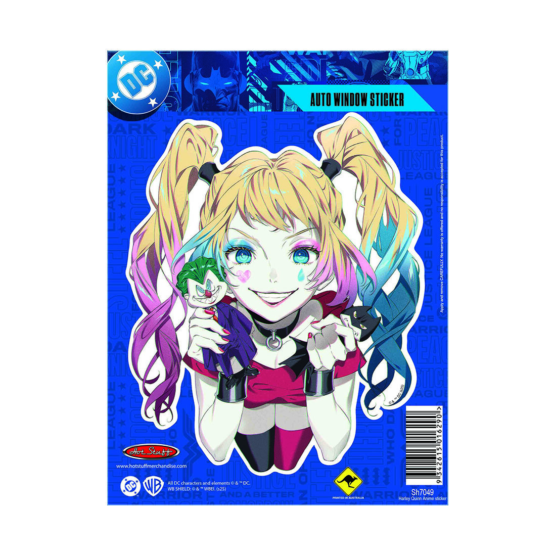 Sticker Harley Quinn Anime, , scanz_hi-res