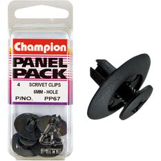 Champion Scrivet Clips - 6mm, PP67, Panel Pack, , scanz_hi-res