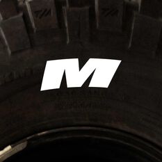 Tire Stickers - Letter M, , scanz_hi-res