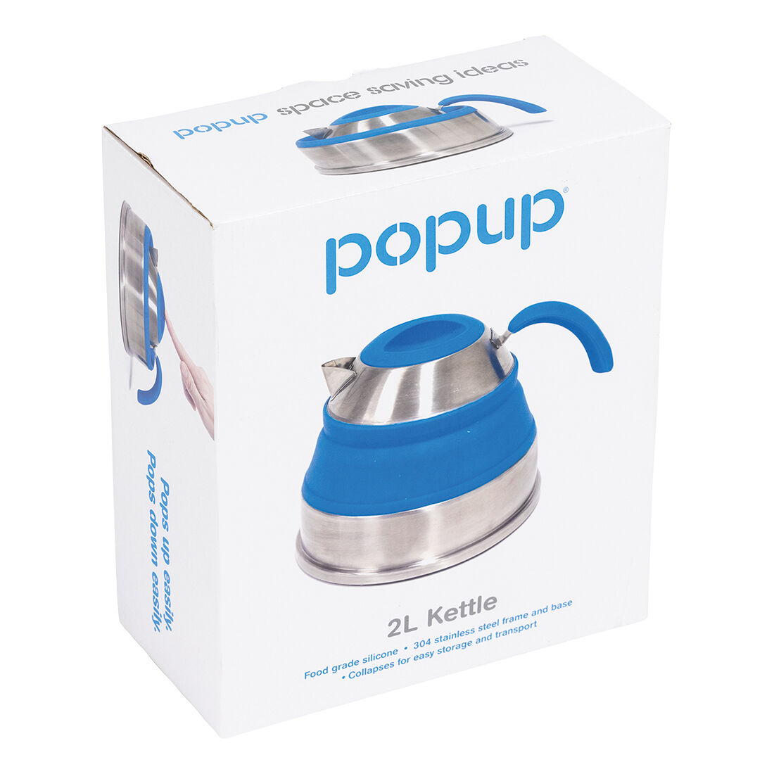 Companion Pop Up Stainless Steel Compact Kettle 2L, , scanz_hi-res