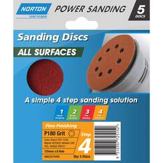 Norton Disc Sander 180 Grit 125mm, , scanz_hi-res