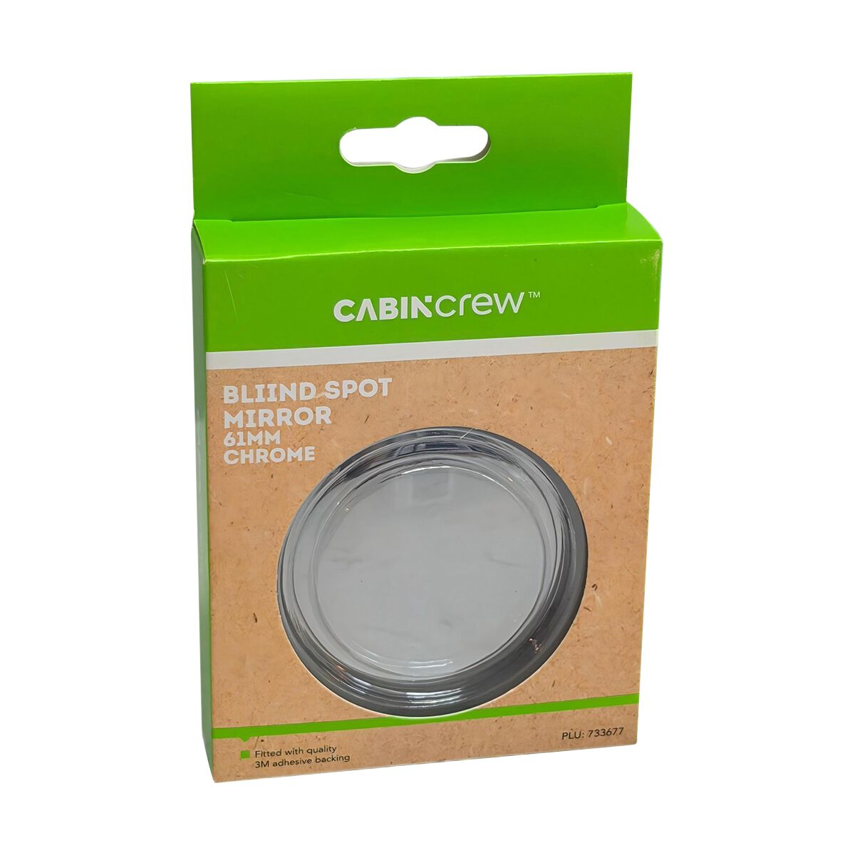 Cabin Crew Blind Spot Mirror - Chrome 61mm, , scanz_hi-res