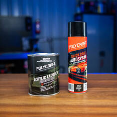 Polycraft Acrylic Gloss Black 400g, , scanz_hi-res