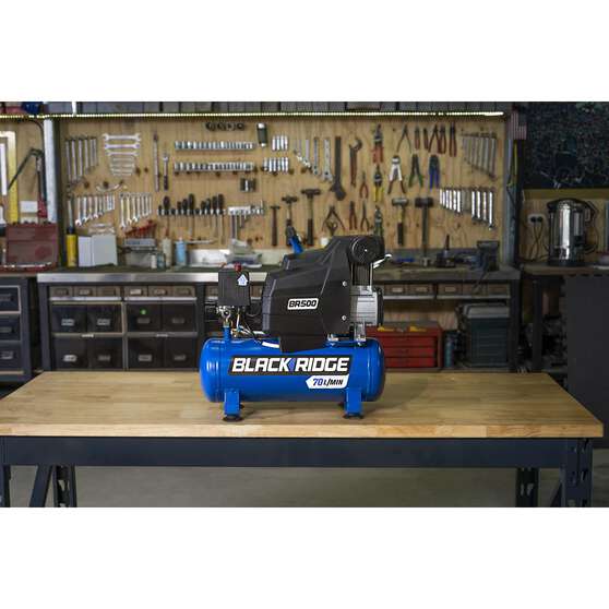 Blackridge Air Compressor 2.5HP  Direct Drive Hi Flow 40 Litre tank, , scanz_hi-res