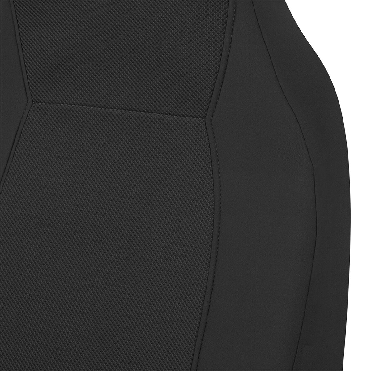 SCA Jacquard Seat Covers Black Built-In Headrests Airbag Compatible, , scanz_hi-res