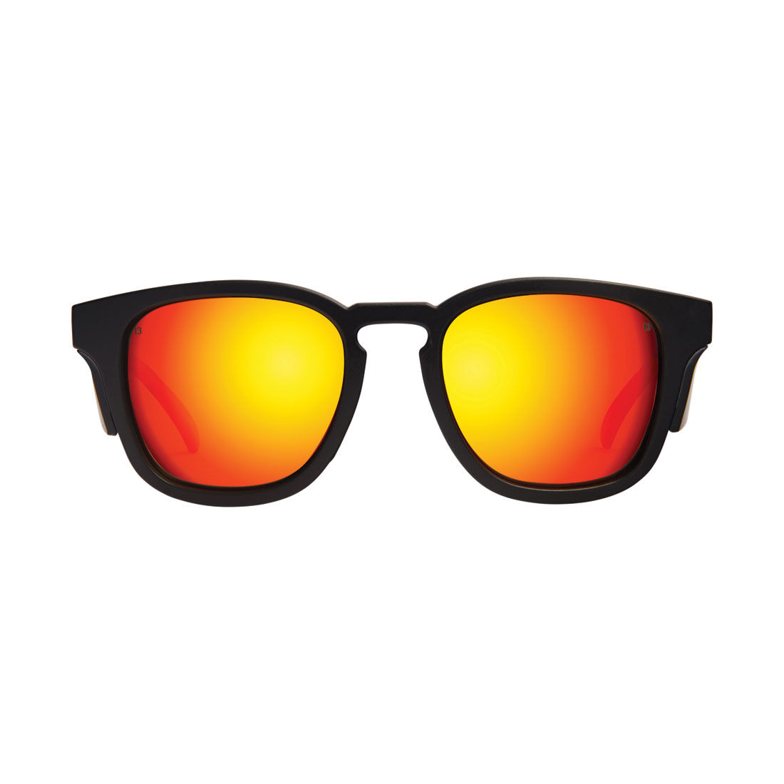 LOST Sunglasses Pit Crew Safety Mirror Polarised Matt Black Orange, , scanz_hi-res