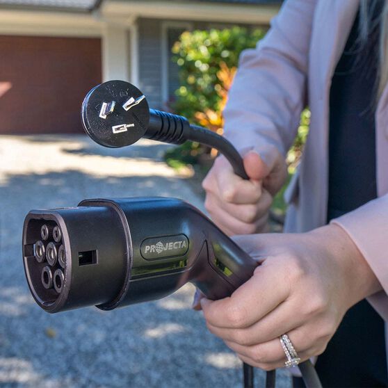 Projecta Electric Vehicle Portable Charger 240V 2.4KW 10A Supercheap