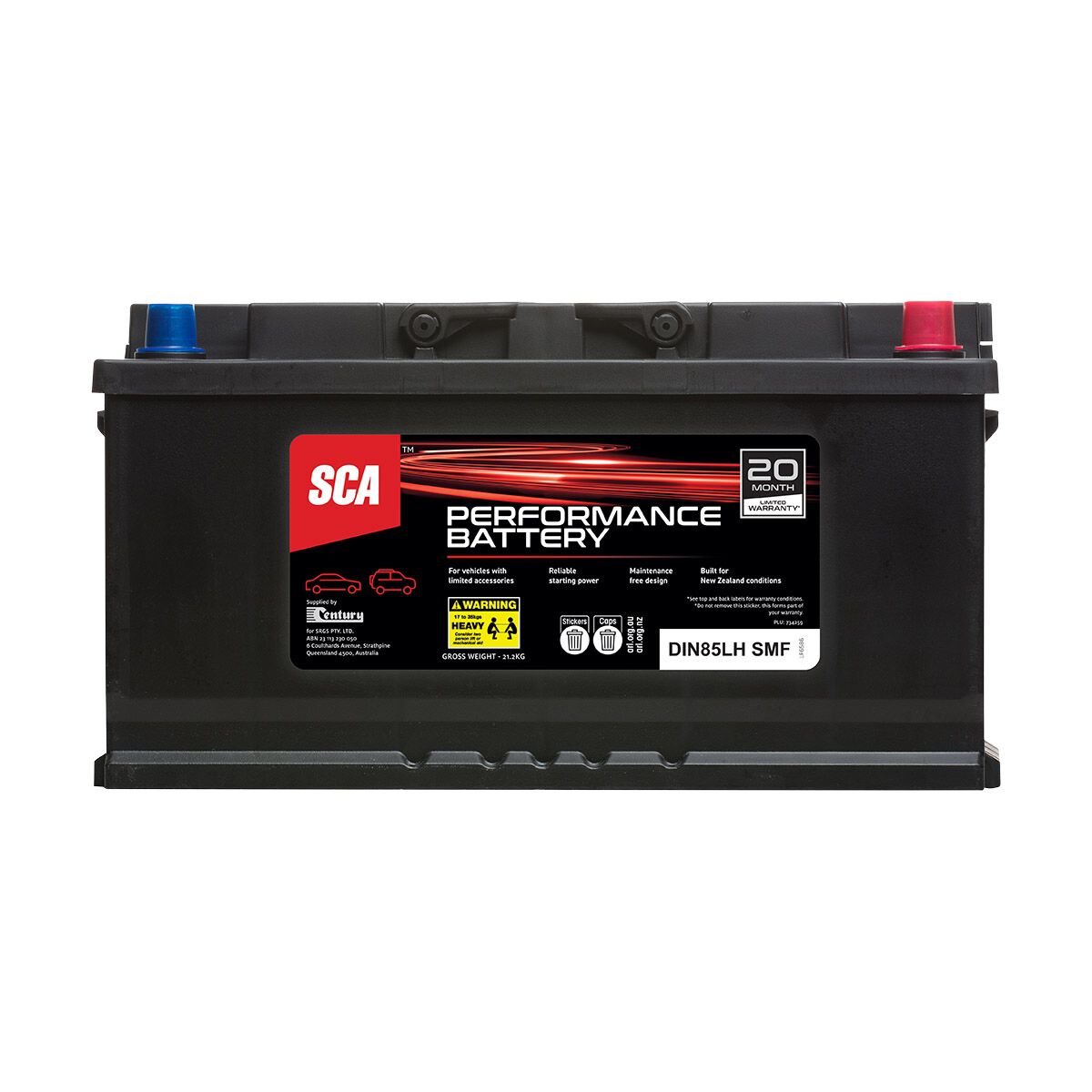 SCA Performance Car Battery DIN85LH SMF, , scanz_hi-res