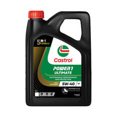 Castrol POWER 1 ULTIMATE 4T Motorcycle Oil 5W-40 4 Litre, , scanz_hi-res