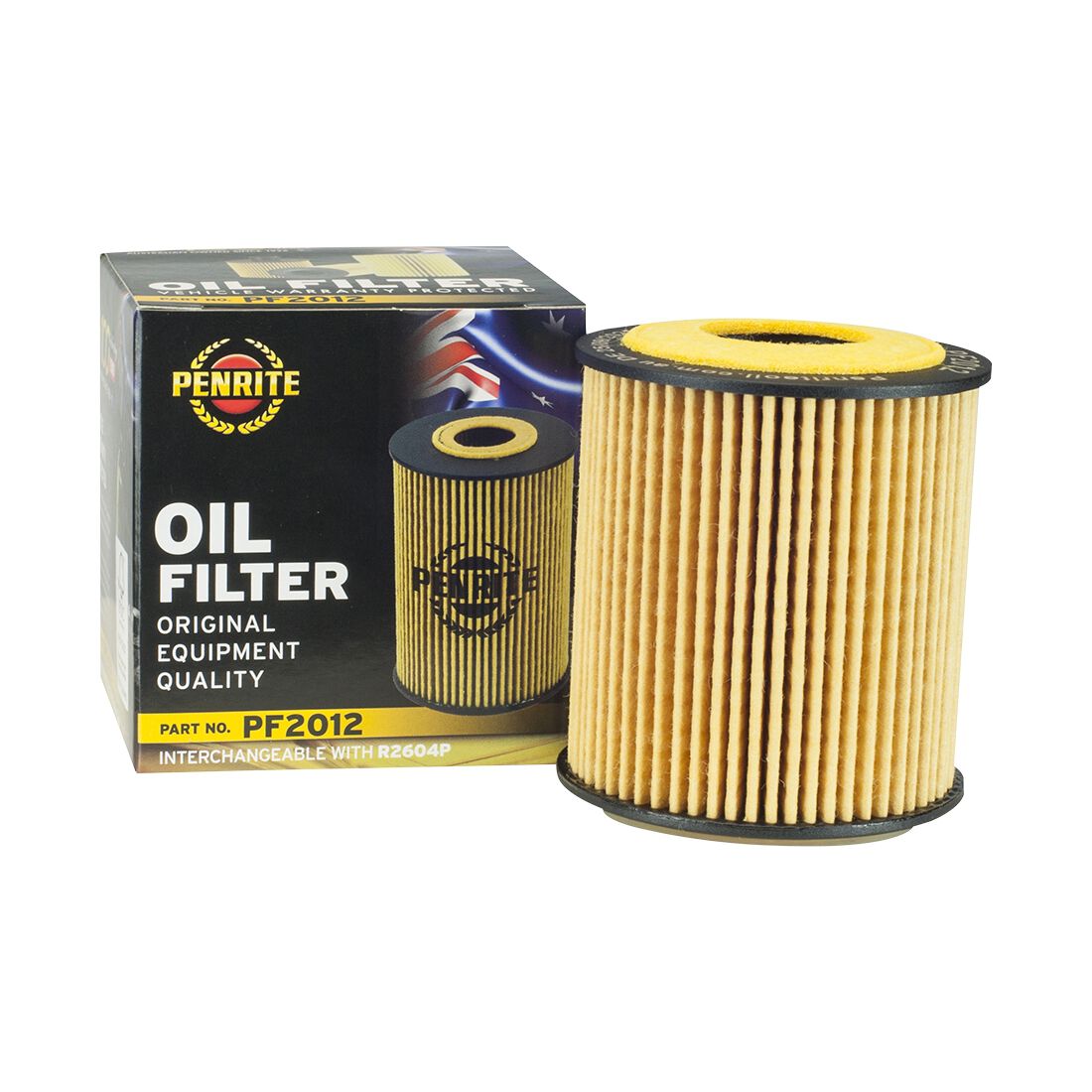 Penrite Oil Filter PF2012 (Interchangeable with R2604P), , scanz_hi-res