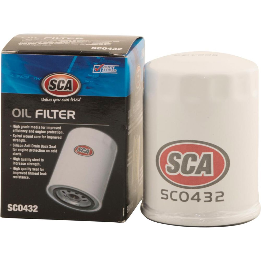 SCA Oil Filter SCO432 (Interchangeable with Z432) Supercheap Auto New