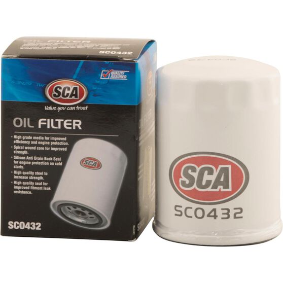 SCA Oil Filter SCO432 (Interchangeable with Z432), , scanz_hi-res
