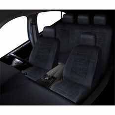 SCA Executive Seat Cover Pack - Black Adjustable Headrests Size 30 and 06H Front and Rear Pack Airbag Compatible, , scanz_hi-res