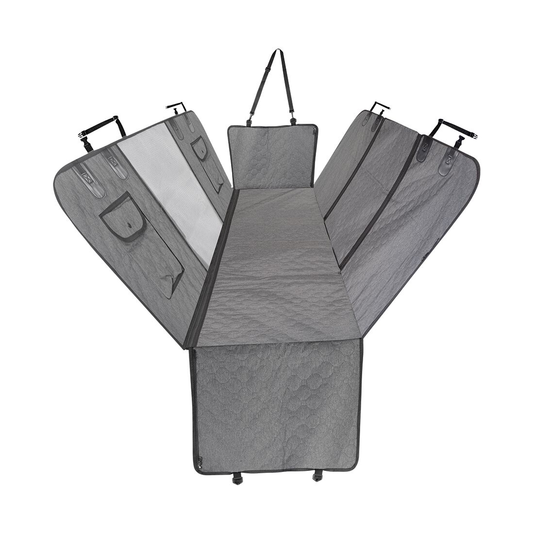 Cabin Crew Pet 5 in 1 Hammock/Seat Repreve Grey/Black, , scanz_hi-res