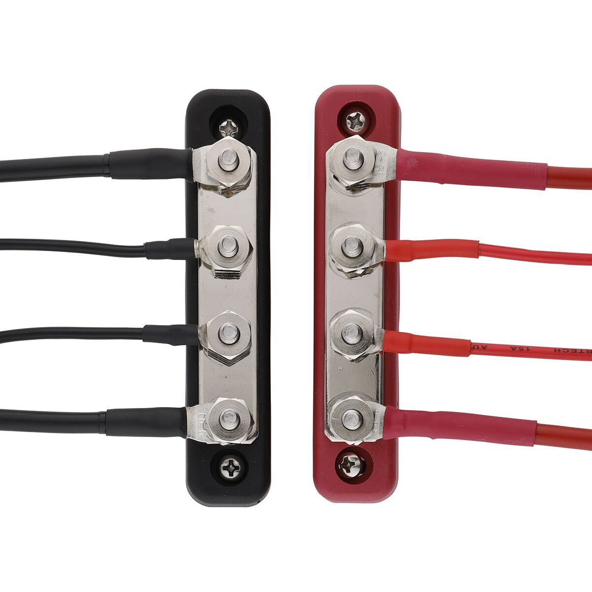 SCA Busbar 4 Stud Black & Red 100 Amp, , scanz_hi-res