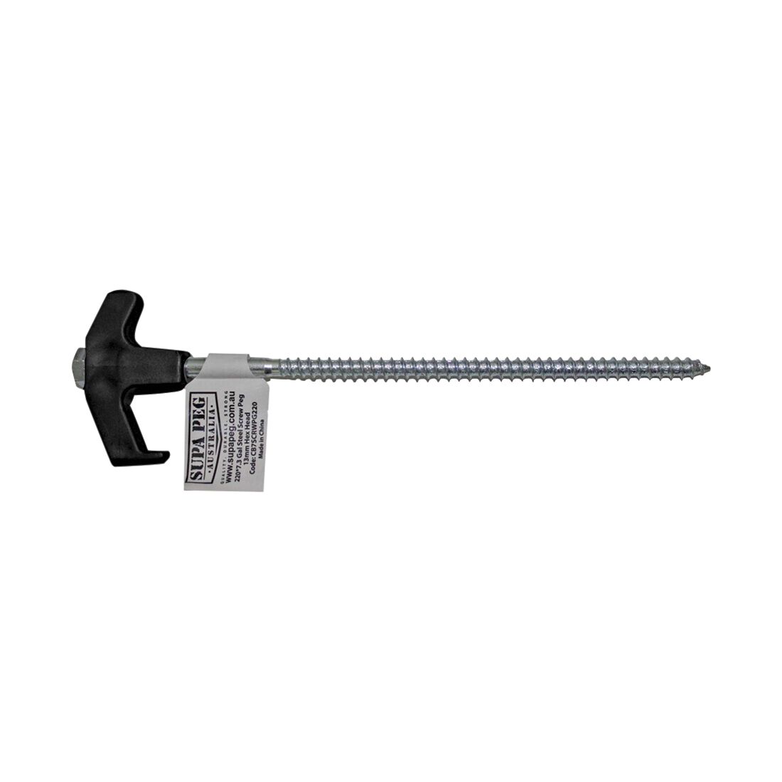 Supa-Peg 13mm Hex Head Screw Peg 220mm, , scanz_hi-res