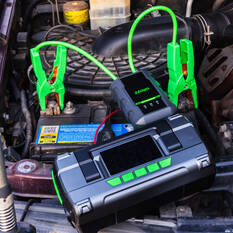 CAROSS T14 12V 2000A Smart Lithium Jump Starter With Built-in Air Compressor & 3 Mode LED Worklight, , scanz_hi-res