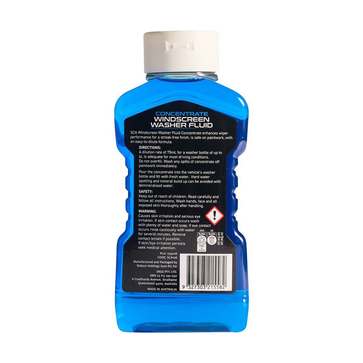 SCA Car Windscreen Washer Fluid Concentrate 500ml, , scanz_hi-res