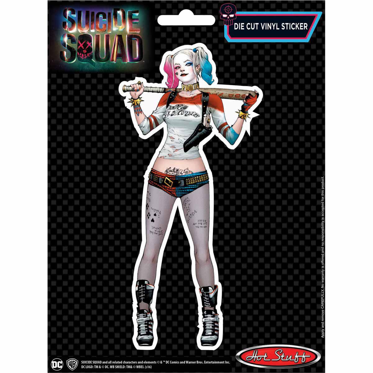 Sticker Suicide Squad, Harley Quinn Solo, Vinyl, , scanz_hi-res