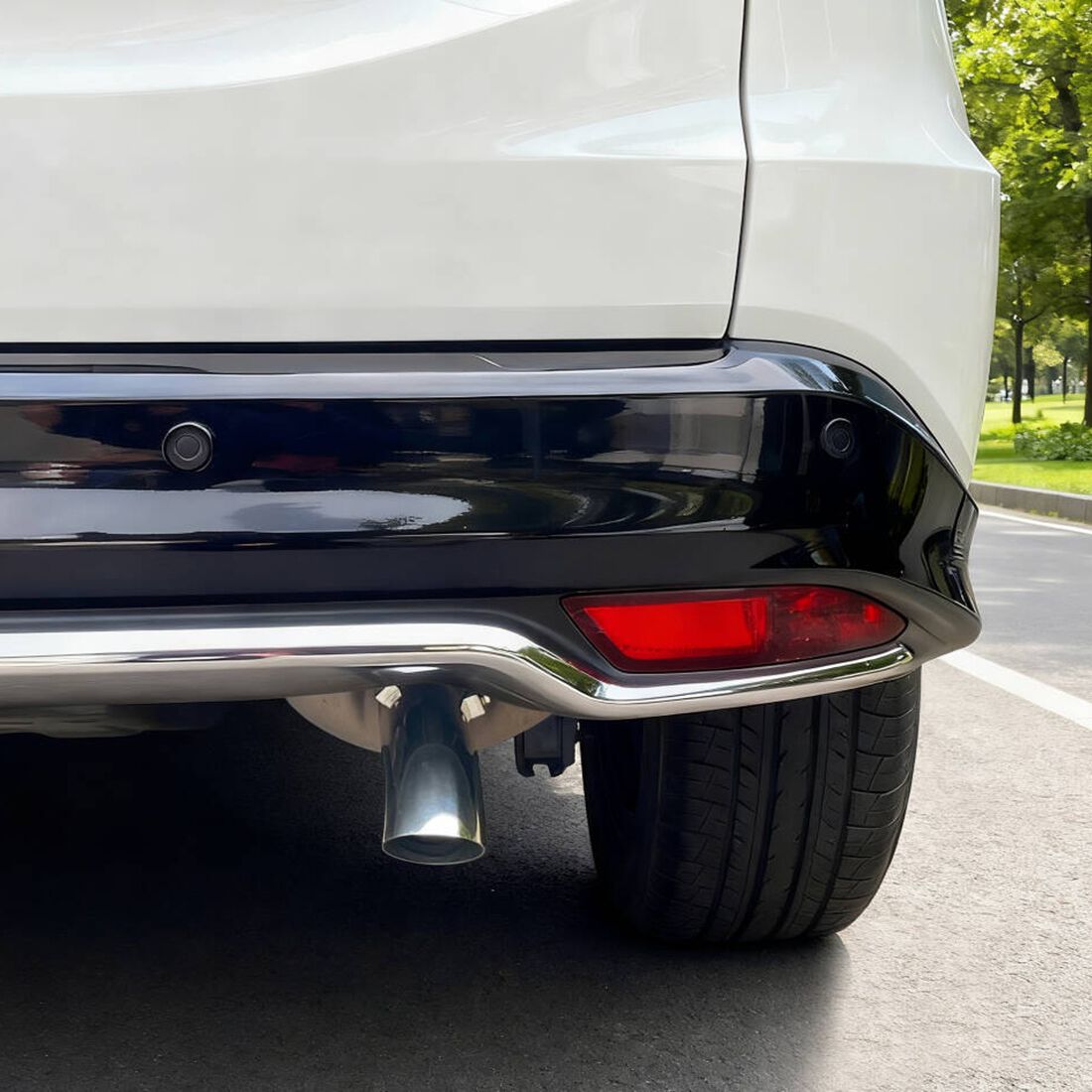 SCA Stainless Steel Exhaust Tip - Dump Pipe suits 40mm to 52mm, , scanz_hi-res