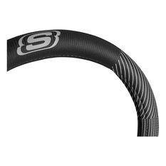 Skechers Skech-Knit Steering Wheel Cover Black/Grey 380mm, , scanz_hi-res