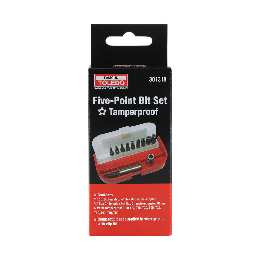 Toledo Torx Bit Set 5 Point 11 Piece, , scanz_hi-res