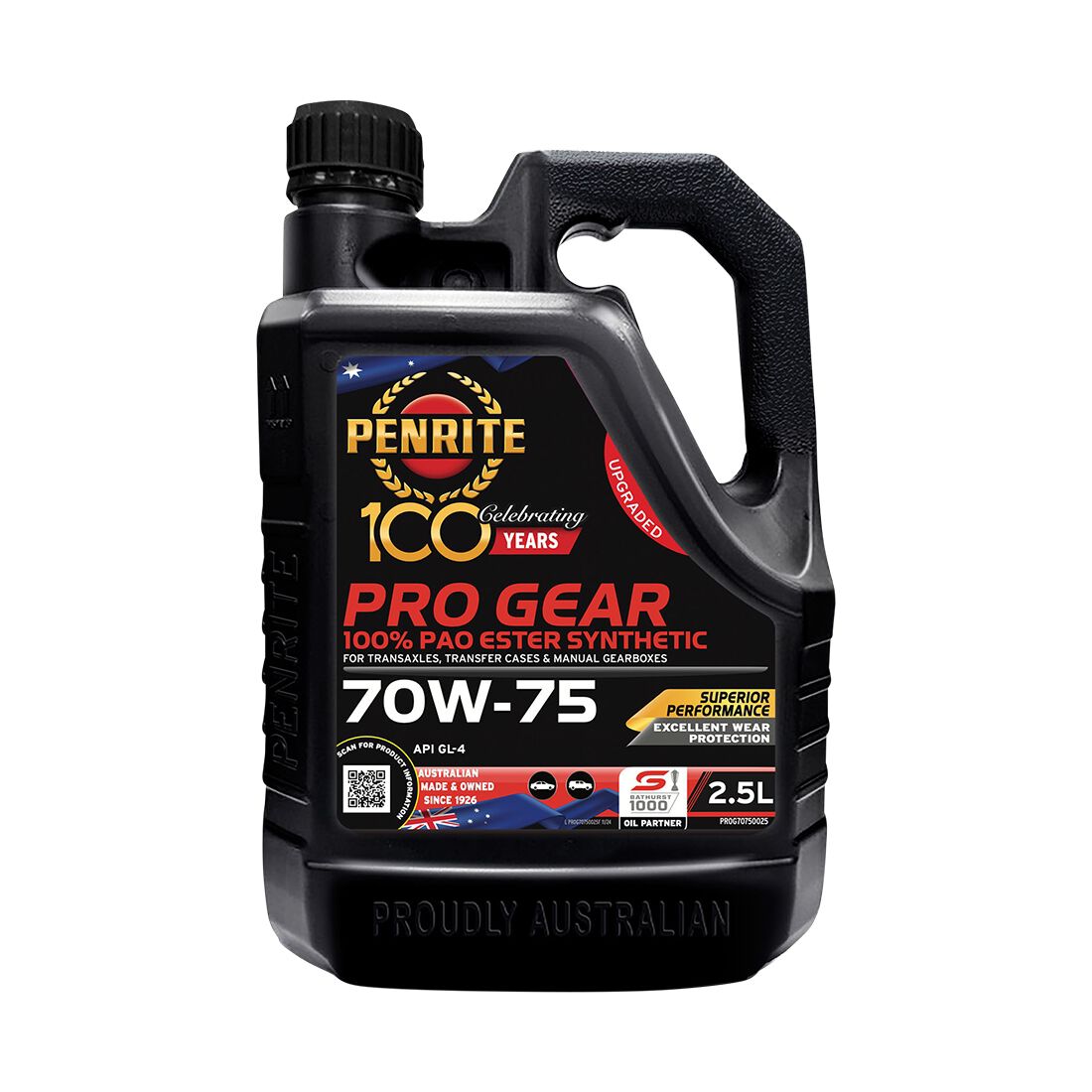 Penrite Pro Gear Oil - 70W-75 2.5 Litre, , scanz_hi-res