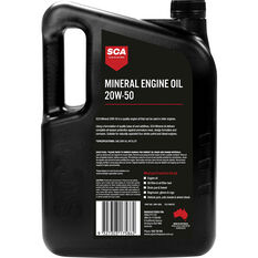 SCA Mineral Engine Oil 20W-50 5 Litre, , scanz_hi-res